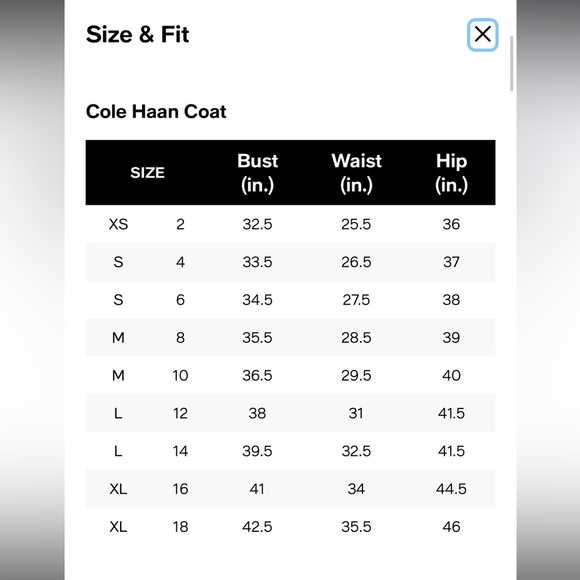 Cole Haan Women's Wing Collar Leather Coat Black $450 msrp - Picture 5 of 15